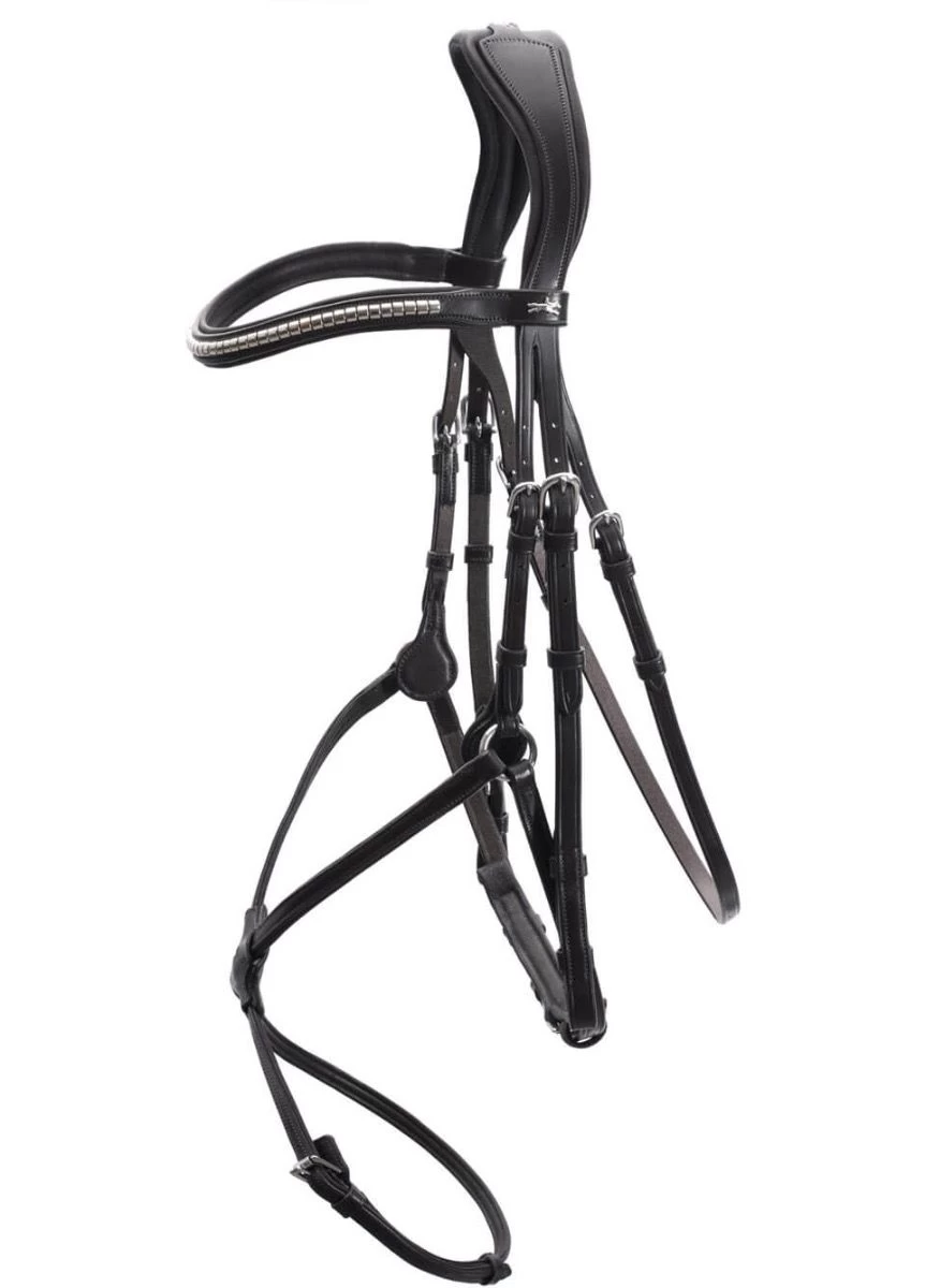 Schockemohle Rio Select Anatomical Bridle - Black 3 Schockemohle Rio Select Anatomical Bridle - Black