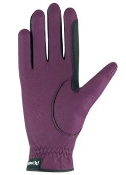 Roeckl Lona Glove - Grape Wine -Equestrian Riding Equipment Store roeckllonagraprdy