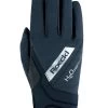 Roeckl Waregem Gloves - Black/Silver -Equestrian Riding Equipment Store roecklwaregemblksvr1rdy