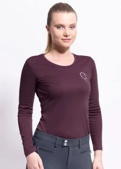 Samshield Axelle Long Sleeve Shirt - Aubergine