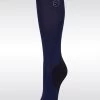 Samshield Balzane Aimy Socks - Navy/Rose Gold -Equestrian Riding Equipment Store samsbalzanenavy1rdy