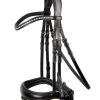 Schockemohle Brantford Anatomical Bridle - Black 1 Schockemohle Brantford Anatomical Bridle - Black -Equestrian Riding Equipment Store schockebrantfordblackrdy