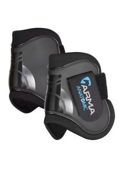 Shires Arma Fetlock Boots - Black/Black