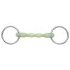 Shires Equikind Ripple Loose Ring Bit - Pale Green 2 Shires Equikind Ripple Loose Ring Bit - Pale Green -Equestrian Riding Equipment Store shires equikind ripple palegreen 1rdy
