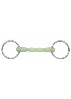 Shires Equikind Ripple Loose Ring Bit - Pale Green