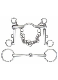 Shires Port Mouth Weymouth Set - Stainless Steel