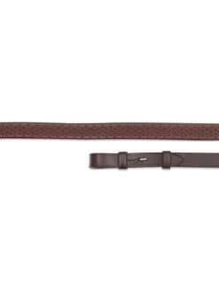 Shires Soft Rubber Grip Reins - Havana