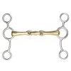 Shires Tom Thumb Bit - Brass Alloy -Equestrian Riding Equipment Store shirestombitbrass1rdy