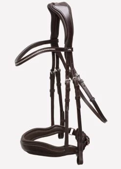 Schockemohle Slimford Cavesson Bridle - Espresso