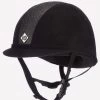 Charles Owen Sparkly YR8 Junior Riding Hat - ROUND FIT - Black/Black 2 Charles Owen Sparkly YR8 Junior Riding Hat - ROUND FIT - Black/Black -Equestrian Riding Equipment Store sparklyyr8blkblkrdy 1
