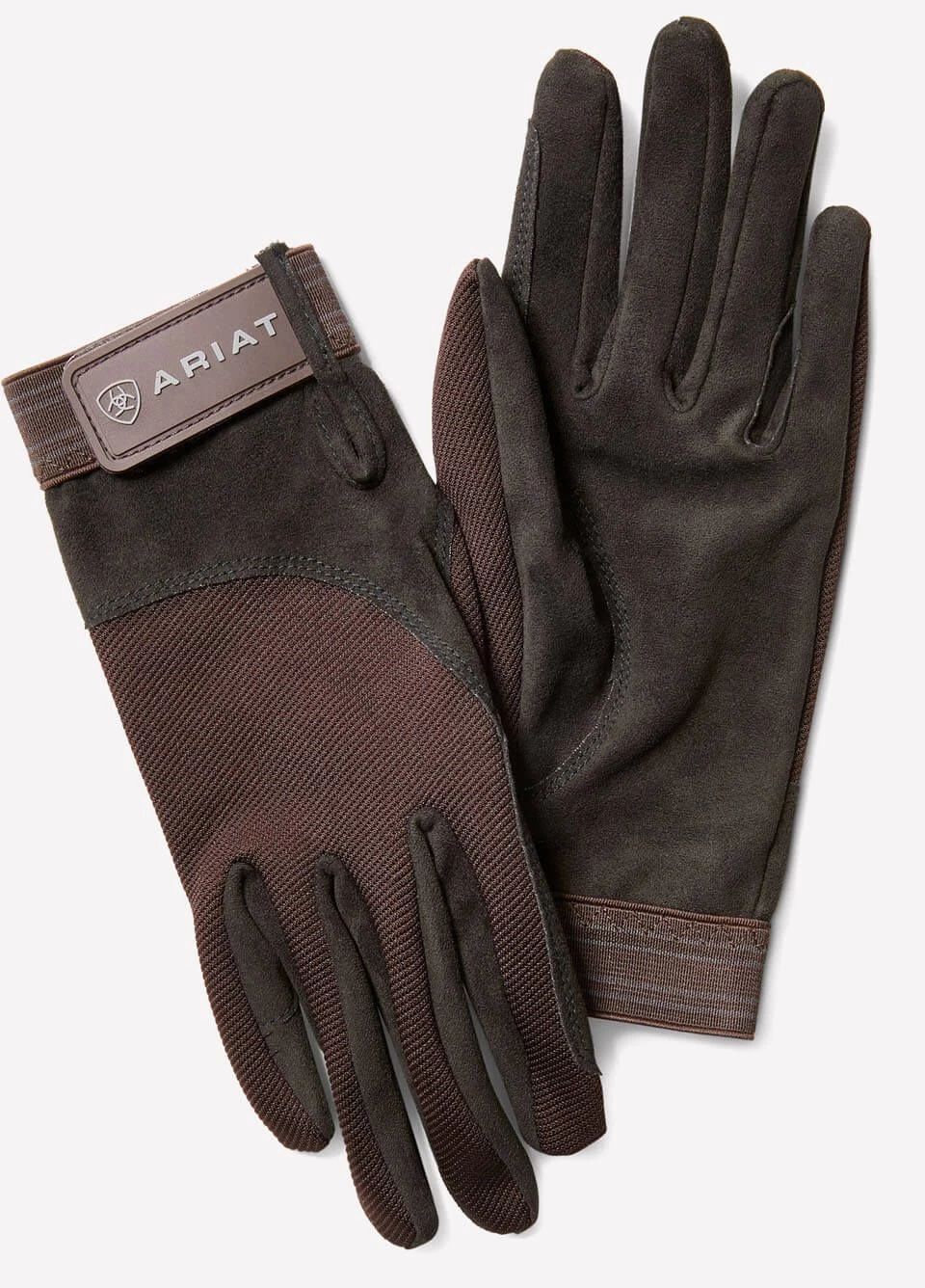 Ariat Tek Grip Gloves - Brown/Grey 3 Ariat Tek Grip Gloves - Brown/Grey