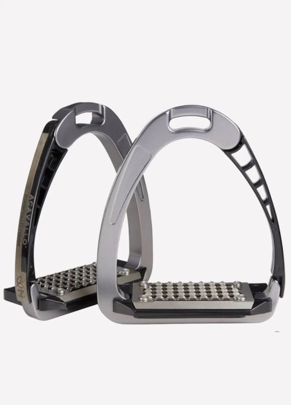 Acavallo Arena AluPro Stirrups - Titanium 3 Acavallo Arena AluPro Stirrups - Titanium