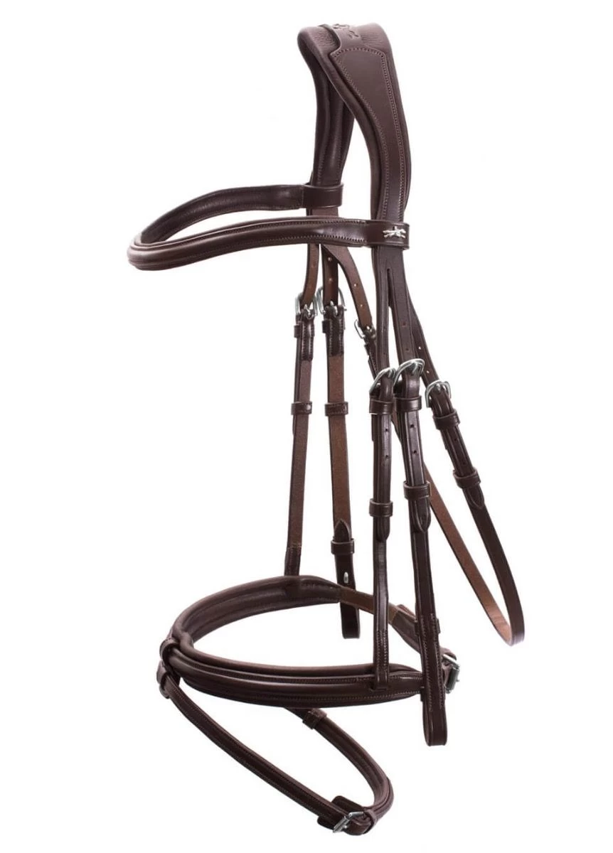 Schockemohle Tokyo Select Anatomical Bridle - Brown 3 Schockemohle Tokyo Select Anatomical Bridle - Brown