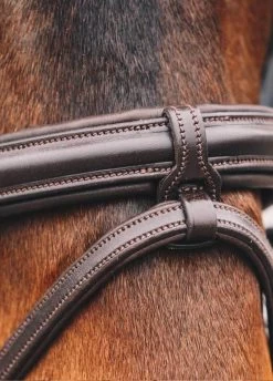 Schockemohle Tokyo Select Anatomical Bridle - Brown 10 Schockemohle Tokyo Select Anatomical Bridle - Brown -Equestrian Riding Equipment Store tokyoselectdetailbrnrdy