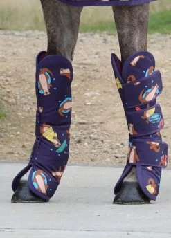 Weatherbeeta Wide Tab Long Travel Boots - Otter