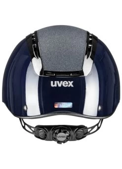 Uvex Suxxeed Blaze Glitter Helmet - Navy Shiny -Equestrian Riding Equipment Store uvex suxxeed blaze navy shiny 4rdy