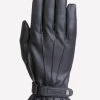 Roeckl Wago Winter Suprema Gloves - Black -Equestrian Riding Equipment Store wagosupremablkrdy