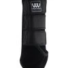 Woof Wear Training Wrap - Black -Equestrian Riding Equipment Store woof training wrap black 1rdy