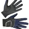 Woof Wear Vision Riding Glove - Black/Navy -Equestrian Riding Equipment Store woof vision glove navy 1rdy