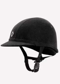 Charles Owen Junior YR8 Riding Hat - Black